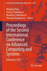 Produktbild: Proceedings of the Second International Conference on Advanced Computing and Systems