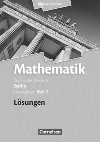 Produktbild: Mathematik Leistungskurs MA-2 - Qualifikationsphase - L&ouml;sungen zum Sch&uuml;lerbuch