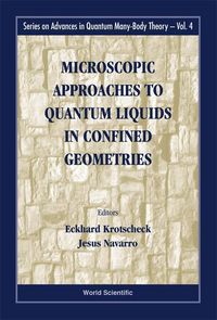 Produktbild: Microscopic Approaches to Quantum Liquids in Confined Geometries