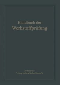 Produktbild: Die Pr&uuml;fung nichtmetallischer Baustoffe