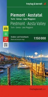 Produktbild: Freytag & berndt Stra&szlig;enkarte Piemont - Aostatal, Turin - Genua - Lago Maggiore 1:150.000