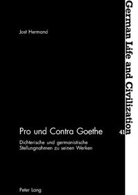 Produktbild: Pro und Contra Goethe