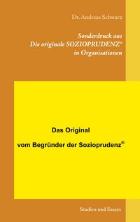 Produktbild: Sonderdruck aus Die originale SOZIOPRUDENZ&reg; in Organisationen