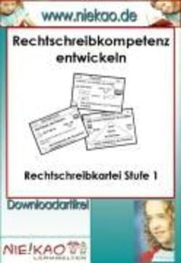 Produktbild: Mit Strategien Schreiben lernen - RS-Kartei 1