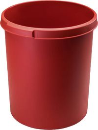 Produktbild: HAN KLASSIK 1834-17 Papierkorb 30l (&Oslash; x H) 375mm x 410mm Polypropylen Rot 1St.