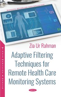 Produktbild: Adaptive Filtering Techniques for Remote Health Care Monitoring Systems