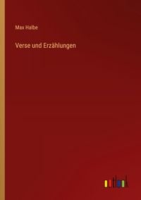 Produktbild: Verse und Erz&auml;hlungen