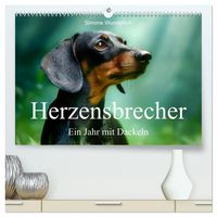 Produktbild: Herzensbrecher - Ein Jahr mit Dackeln (hochwertiger Premium Wandkalender 2027 DIN A2 quer), Kunstdruck in Hochglanz