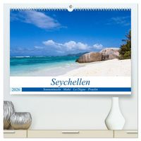 Produktbild: Seychellen. Sonneninseln - Mah&eacute;, La Digue, Praslin (hochwertiger Premium Wandkalender 2026 DIN A2 quer), Kunstdruck in Hochglanz