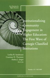 Produktbild: Institutionalizing Community Engagement in Higher Education