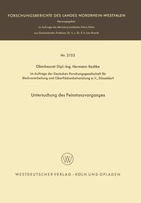 Produktbild: Untersuchung des Feinstanzvorganges