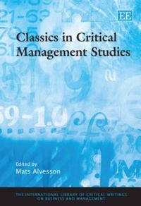 Produktbild: Classics in Critical Management Studies