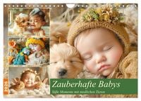 Produktbild: Zauberhafte Babys. S&uuml;&szlig;e Momente mit niedlichen Tieren (Wandkalender 2026 DIN A4 quer), CALVENDO Monatskalender