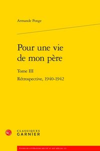 Produktbild: Pour une Vie de Mon Pere T.3 : Retrospective, 1940-1942