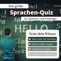 Produktbild: Das gro&szlig;e Sprachen-Quiz f&uuml;r Experten und Einsteiger