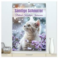 Produktbild: Samtige Schnurrer (hochwertiger Premium Wandkalender 2026 DIN A2 hoch), Kunstdruck in Hochglanz