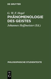 Produktbild: Ph&auml;nomenologie des Geistes