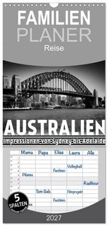 Produktbild: Familienplaner 2027 - AUSTRALIEN Impressionen von Sydney bis Adelaide mit 5 Spalten (Wandkalender, 21 x 45 cm) CALVENDO