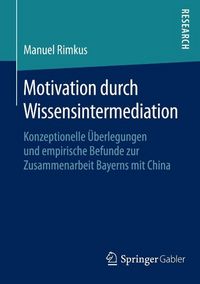 Produktbild: Motivation durch Wissensintermediation