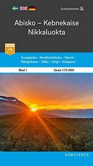 Produktbild: Abisko-Kebnekaise-Nikkaluokta 1:75 000