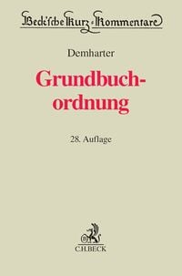 Produktbild: Grundbuchordnung