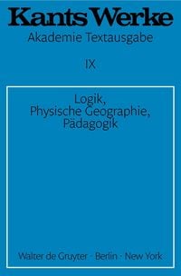 Produktbild: Logik. Physische Geographie. P&auml;dagogik