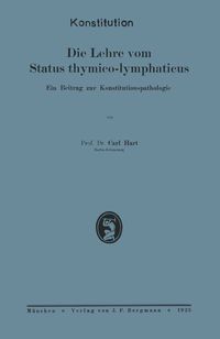 Produktbild: Die Lehre vom Status thymico-lymphaticus
