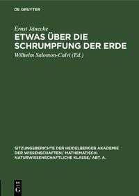 Produktbild: Etwas &uuml;ber die Schrumpfung der Erde