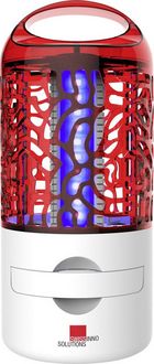 Produktbild: Swissinno Premium 10W 1 245 001 UV-Insektenf&auml;nger UV-Licht, Stromgitter 10 W (&Oslash; x H) 115 mm x 260 mm Wei&szlig;, Rot 1 St.