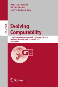 Produktbild: Evolving Computability