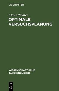 Produktbild: Optimale Versuchsplanung