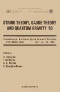 Produktbild: String Theory, Gauge Theory and Quantum Gravity '93 - Proceedings of the Trieste Spring School and Workshop