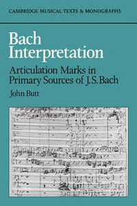Produktbild: Bach Interpretation