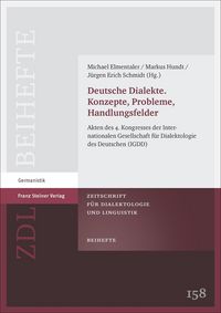 Produktbild: Deutsche Dialekte. Konzepte, Probleme, Handlungsfelder