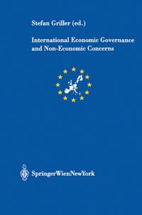 Produktbild: International Economic Governance and Non-Economic Concerns