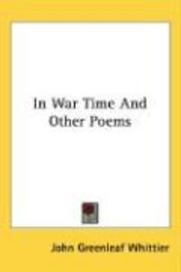 Produktbild: In War Time and Other Poems