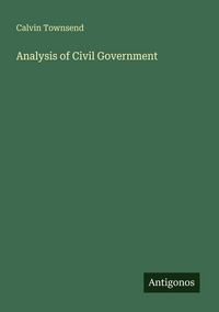 Produktbild: Analysis of Civil Government