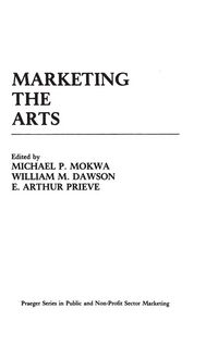 Produktbild: Marketing the Arts