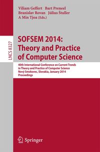 Produktbild: SOFSEM 2014: Theory and Practice of Computer Science