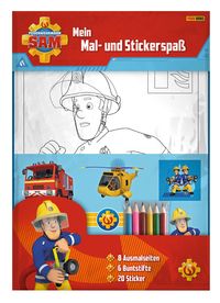 Produktbild: Feuerwehrmann Sam: Mein Mal- und Stickerspa&szlig;
