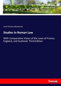 Produktbild: Studies in Roman Law