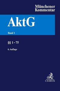 Produktbild: M&uuml;nchener Kommentar zum Aktiengesetz Band 1: &sect;&sect; 1-75