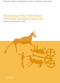 Produktbild: Proceedings of the 34th Annual UCLA Indo-European Conference