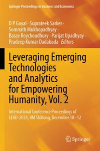 Produktbild: Leveraging Emerging Technologies and Analytics for Empowering Humanity, Vol. 2