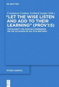 Produktbild: "Let the Wise Listen and add to Their Learning" (Prov 1:5)