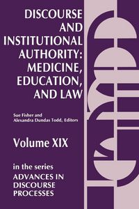 Produktbild: Discourse and Institutional Authority