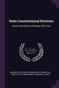 Produktbild: State Constitutional Revision