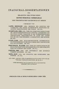 Produktbild: Beitr&auml;ge zur Kenntnis der Pathologie der durch Sclerostomum Edentatum erzeugten Erkrankungen der Fohlen