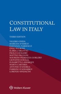 Produktbild: Constitutional Law in Italy