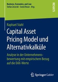 Produktbild: Capital Asset Pricing Model und Alternativkalk&uuml;le